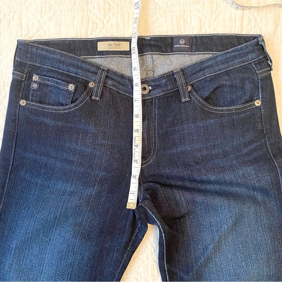 AG The Stilt Cigarette Leg Dark Wash Vintage Tailored Style Women’s Size 30R - Picture 10 of 14